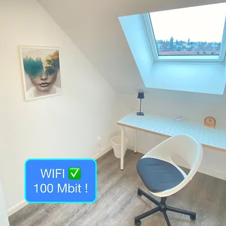 아파트 Ruhige, Neue Dachwohnung An Altstadt, Naehe Messe