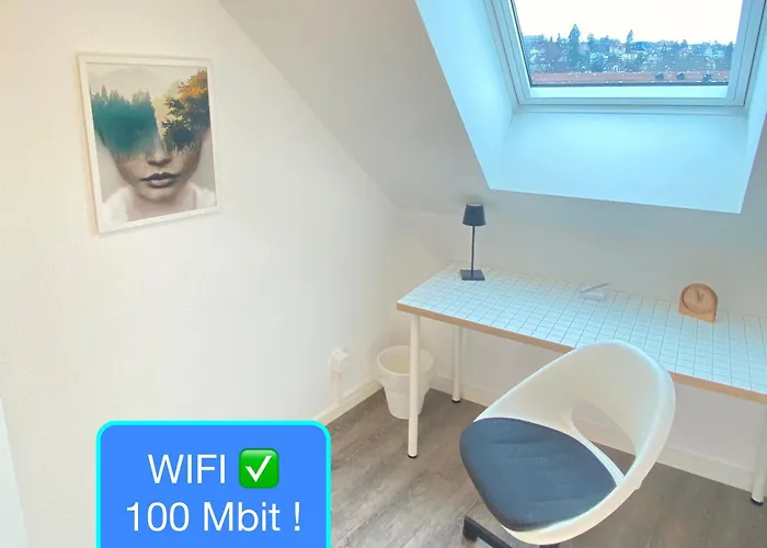 Appartement Ruhige, Neue Dachwohnung An Altstadt, Naehe Messe