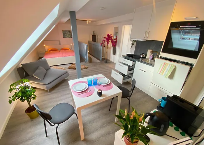 Appartement Ruhige, Neue Dachwohnung An Altstadt, Naehe Messe Saint-Gall